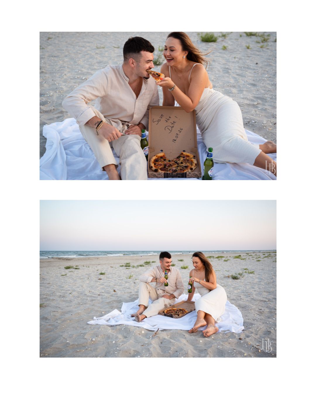 Save the Date Corbu Vadu – cuplu pe litoral – HB Photography & Films
